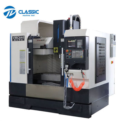 Μίνι κάθετη μηχανή άλεσης κεντρικών VMC640 cnc μετάλλων κατεργασίας εμπορικών σημάτων της Ταϊβάν
