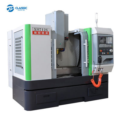 CNC ελεγκτών Fanuc CNC μηχανών άλεσης κάθετο σχεδιάγραμμα κεντρικού XH7126 αργιλίου μηχανών